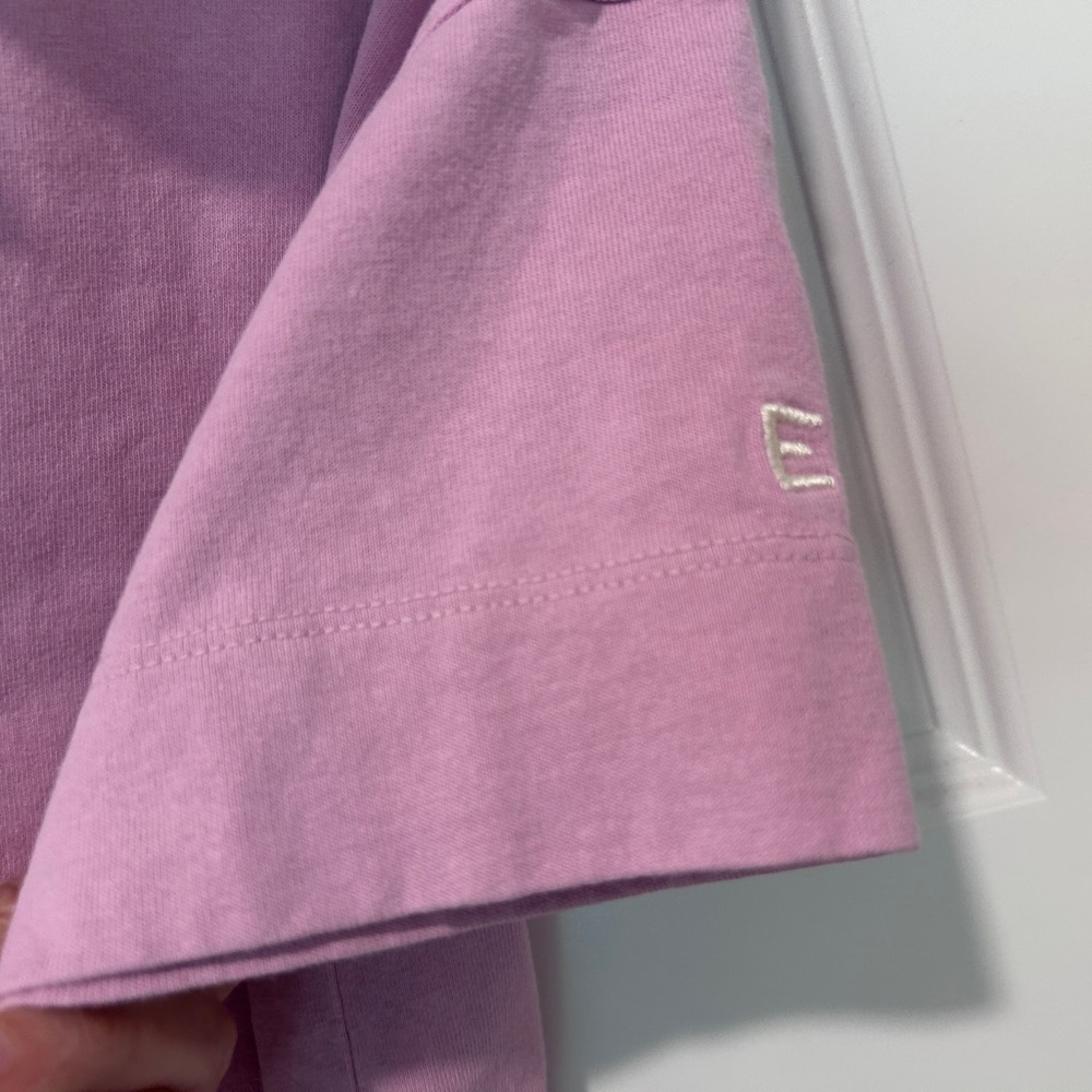 Everlane The Retro Jersey Polo in Pale Mauve Orchid Size Small - Picture 4 of 8